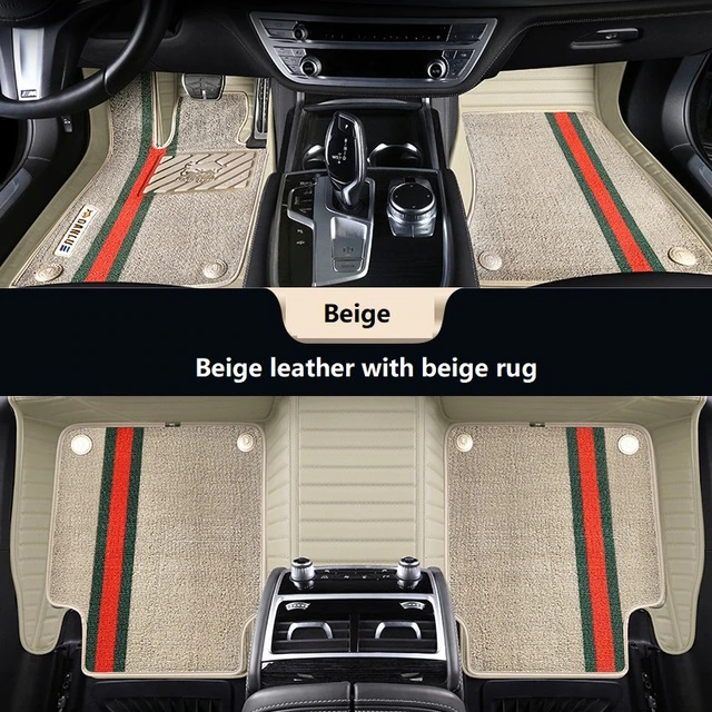 Beige Car Floor Mats - Exclusive Edition - Royal Car Mats